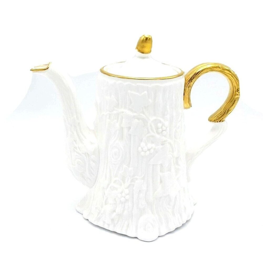 Royal Stafford "Old English Oak" Teapot Coffee Pot Bone China England #764261